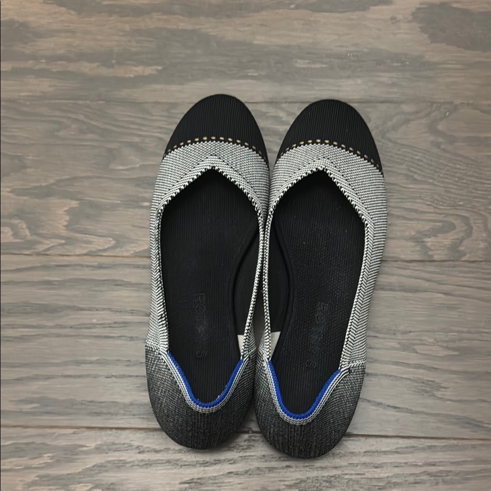 🥿 Rothy's Black/Grey Women's Shoes